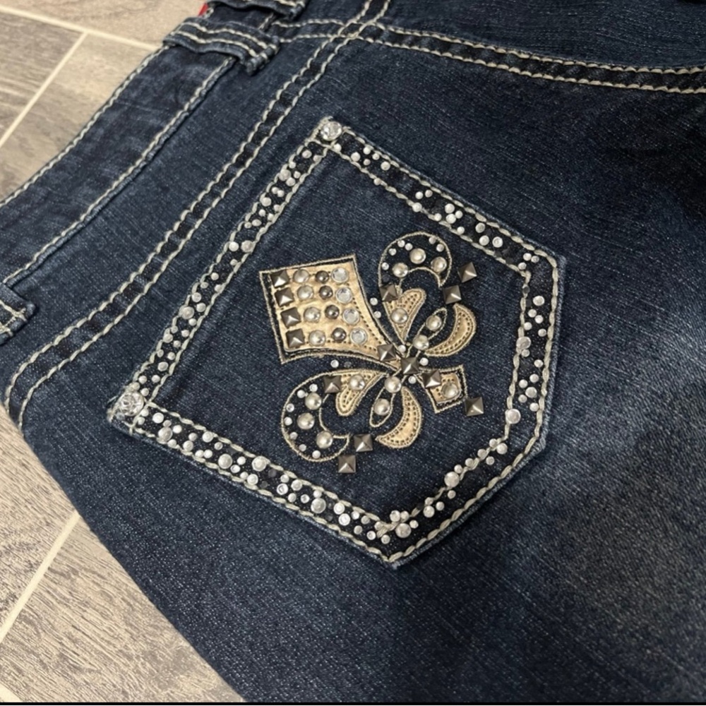 Red Rivet Jeans - Picture 6 of 6